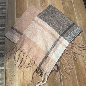 Fringe is all over the runway! Striped Knit Poncho with Fringe